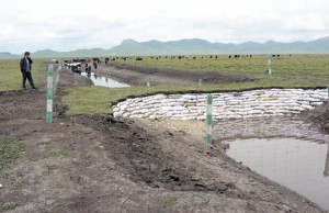 Dzoge canal sealed