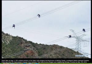 Tibet-Sichuan grid at Batang xinhua pic Nov 2014